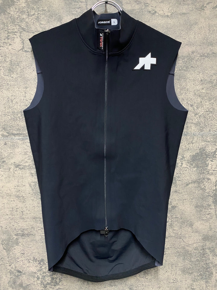 KJ192 アソス ASSOS EQUIPE RS Spring Fall Gilet TARGA ウィンドプルーフ ジレ 黒 L