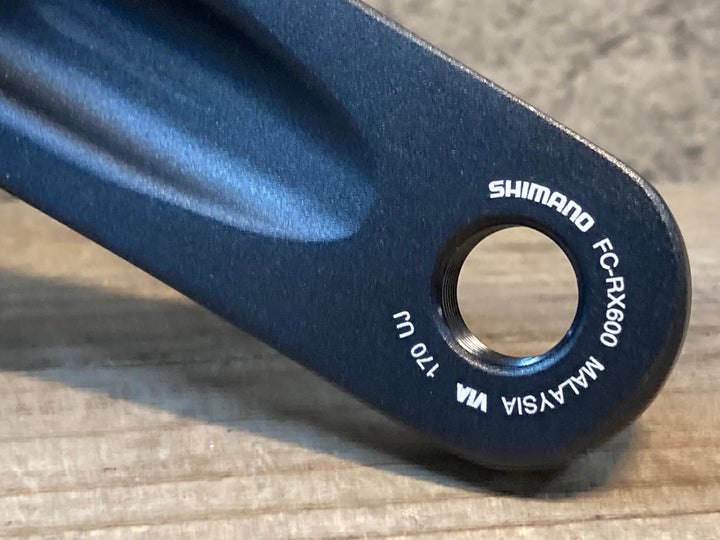 JR272 シマノ SHIMANO GRX FC-RX600 クランクセット 46/30T 170mm 2x10S
