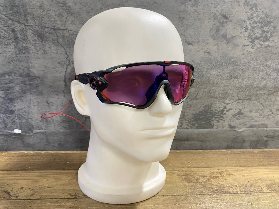 KG235 オークリー OAKLEY JAWBREAKER サングラス アイウェア 黒 赤 PRIZM PHOTOCHROMIC ※レンズ剥離ジャンク
