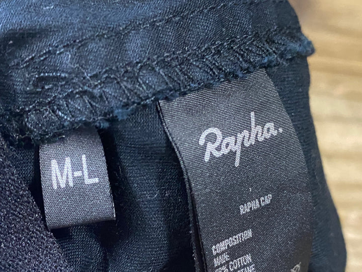 KG613 ラファ Rapha CAP サイクルキャップ 黒 M-L