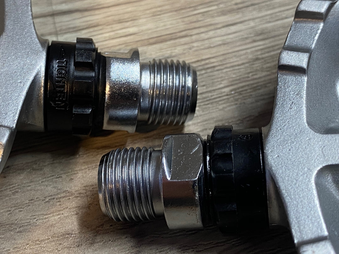 JO035 シマノ SHIMANO PD-A530 ビンディングペダル 片面フラット シルバー SPD