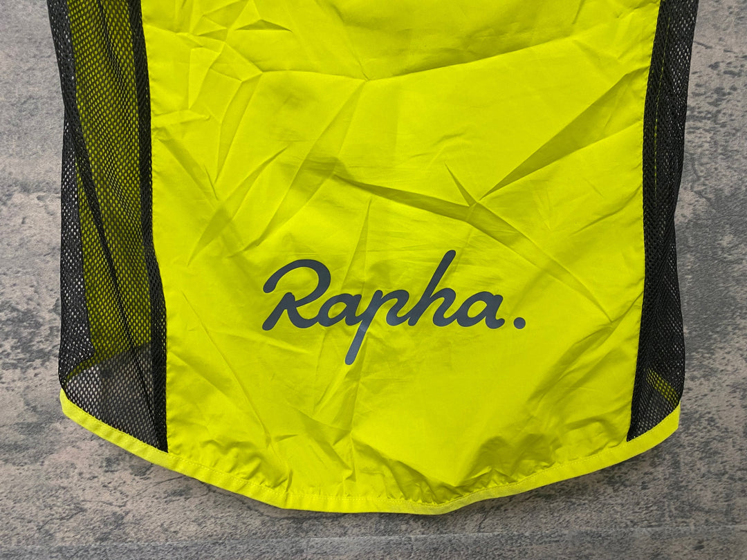 JV224 ラファ Rapha BREVET GILET ジレ サイクルベスト 黄 S