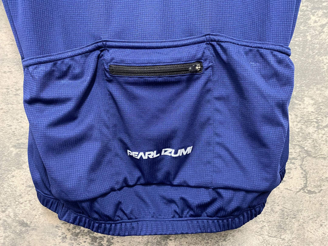JS682 パールイズミ PEARL iZUMi 半袖 サイクルジャージ 紺 L
