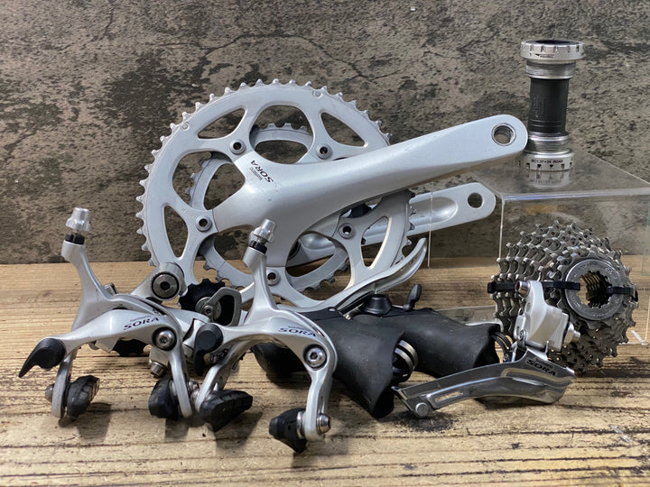 KK304 シマノ SHIMANO ソラ SORA 3400 グループセット コンポセット ST BR FD RD FC CS BB