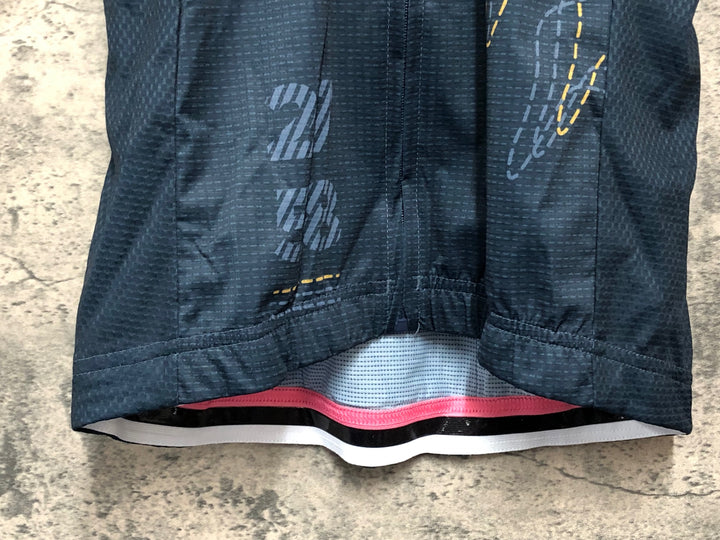JK240 カステリ CASTELLI STELVIO JERSEY GIRO D ITALIA 半袖 サイクルジャージ 紺 S