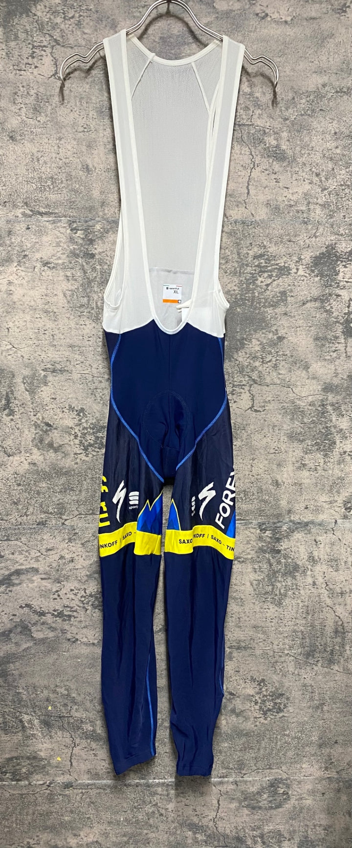 KJ791 スポーツフル sportful ビブタイツ 紺 XL 裏起毛 TINKOFF SAXO ※擦れ