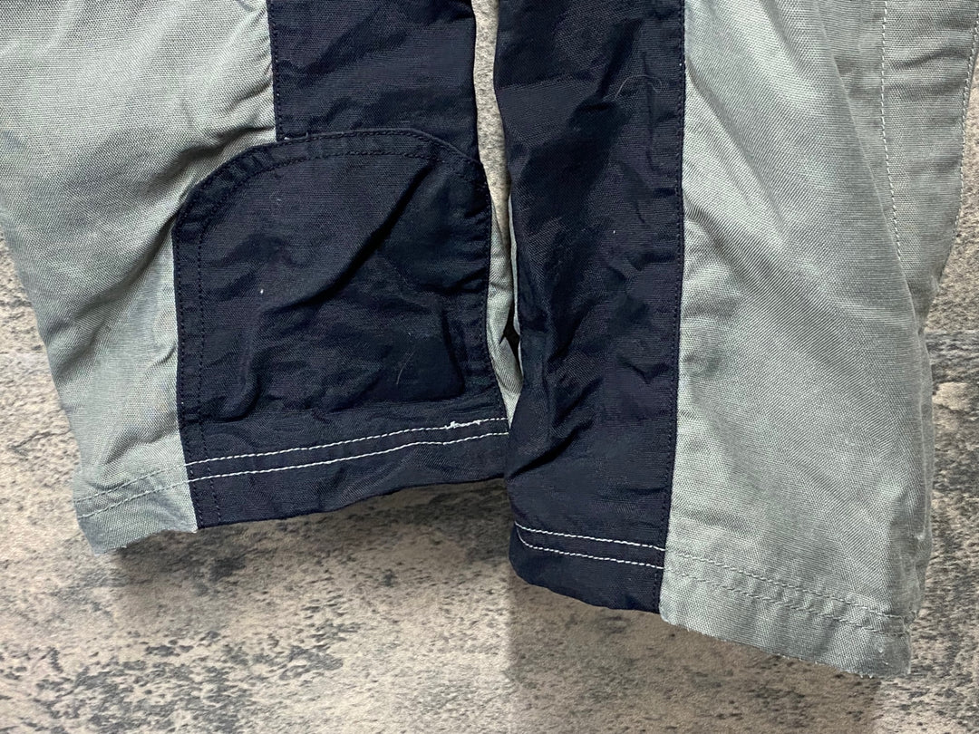 KE989 フォックス FOX ロングパンツ グレー 黒 S