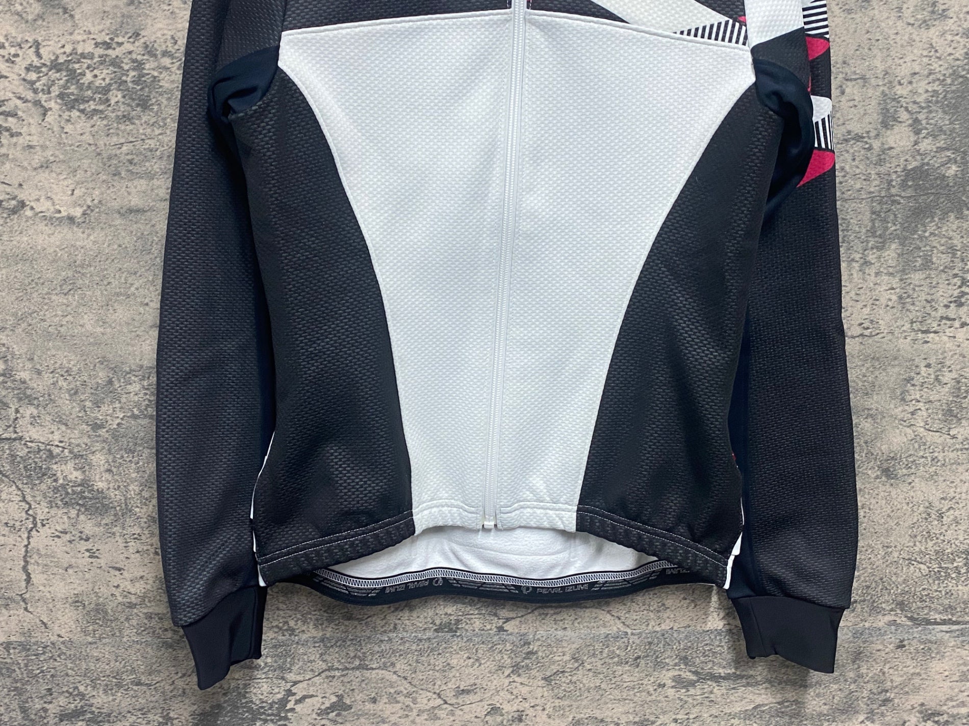 JW994 パールイズミ PEARL iZUMi 長袖 サイクルジャージ 白 S 裏起毛