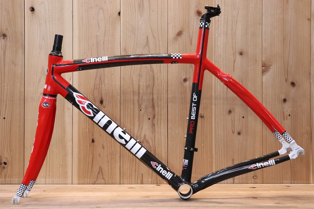 チネリ CINELLI プロ ベスト オブ PRO BEST OF 2009年モデル Sサイズ カーボン ロードバイク フレームセット 【芦屋店】