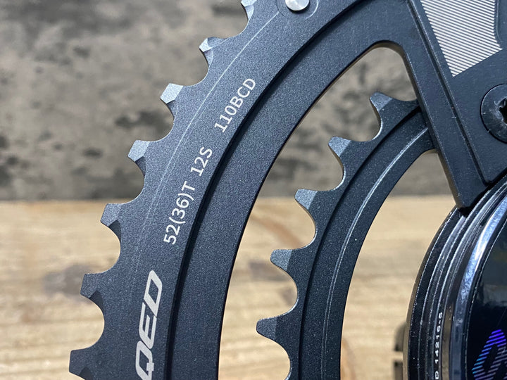 KL568 マージーン Magene PES P505 パワーメーター クランクセット 52/36T 12S 165mm 接続確認済み