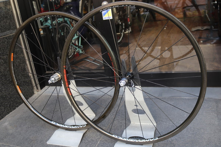 カンパニョーロ CAMPAGNOLO ハイペロン HYPERON カーボン クリンチャー ホイールセット カンパ12/11S ナローリム 13C 【東京南麻布店】