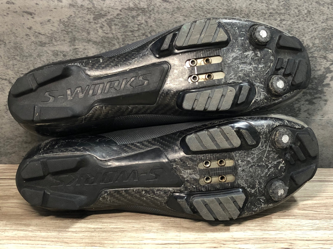 JS597 スペシャライズド SPECIALIZED S-WORKS Recon Lace ビンディングシューズ 2穴 EU42 グレー 紐