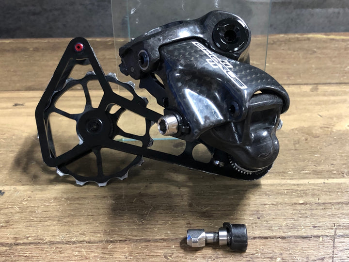 JO232 カンパニョーロ CAMPAGNOLO コーラス CHORUS 11 RD11-CH1 リアディレイラー GEAROOP CERAMIC アルミ ビックプーリー ※アジャスタマウント破損の為ジャンク