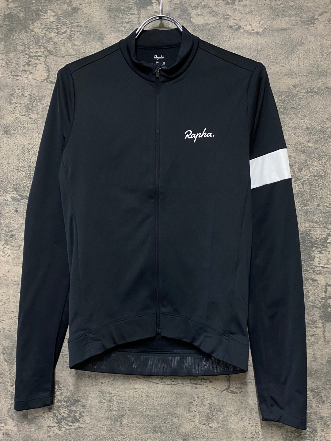 KI812 ラファ Rapha MEN'S CORE THERMAL LONG SLEEVE JERSEY 長袖 サイクルジャージ 黒 S 裏起毛