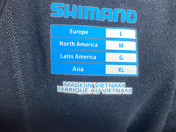 KA881 シマノ SHIMANO レーサータイツ 裏起毛 XL 黒