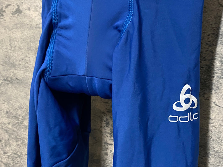 KL216 odlo ビブタイツ 紺 S 裏起毛