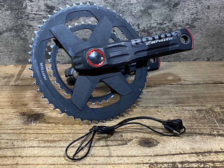 JS423 ローター ROTOR 3D+ 2IN POWER パワーメーター クランクセット 52/36 172.5mm