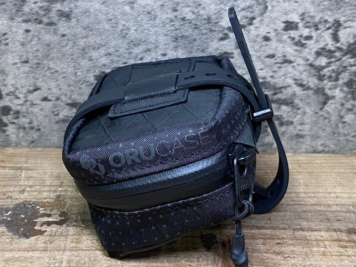 JK023 オルケース ORUCASE SADDLE BAG HC サドルバッグ 黒 0.4L