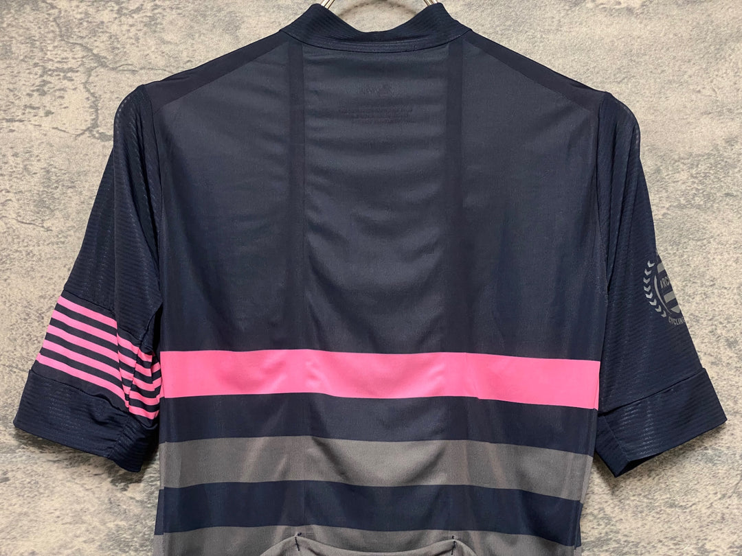 KM427 ラファ Rapha RCC PRO TEAM JERSEY 半袖 サイクルジャージ 紺 XS