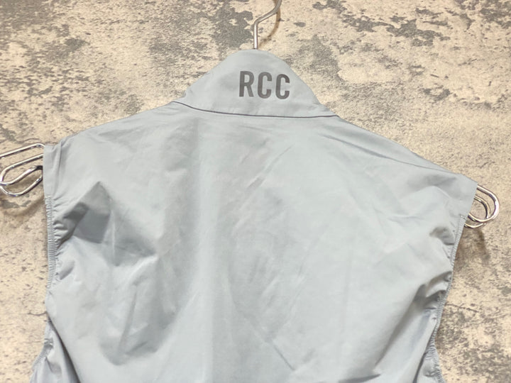 KM996 ラファ Rapha RCC PRO TEAM LW GILET サイクルベスト ジレ グレー XS ロゴハゲ