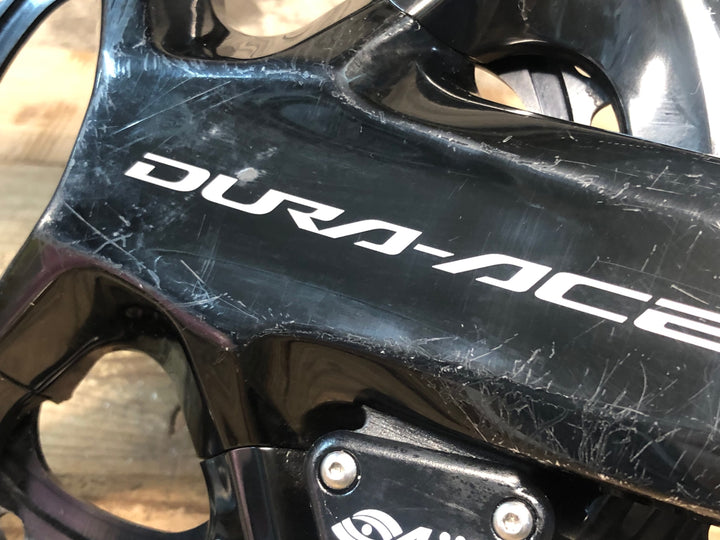 JD649 4iiii PRECION PML100 パワーメーター シマノ SHIMANO デュラエース DURA-ACE FC-R9200 クランクセット 165mm 52/36T 接続確認済み ※パワーメーターベース割れ、クランクボルト欠品