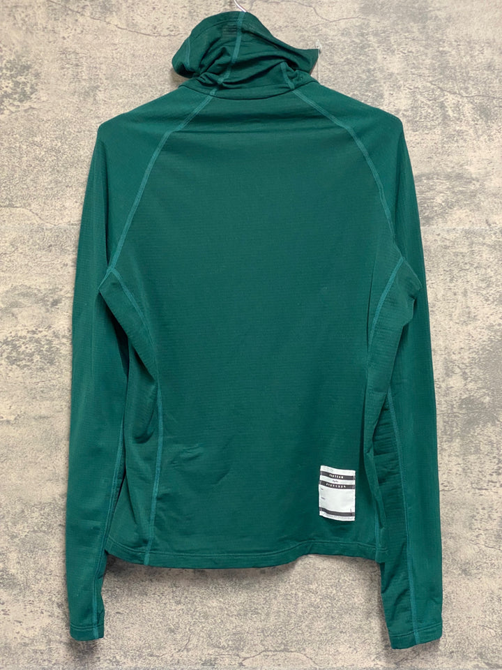JV271 ラファ Rapha PRO TEAM THERMAL BASE LAYER 長袖 ベースレイヤー グリーン L 裏起毛