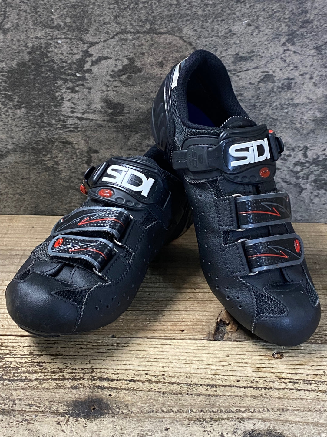JQ232 シディ SIDI SCARPE GENIUS 5FIT CARBON ビンディングシューズ 3穴 黒 EU40