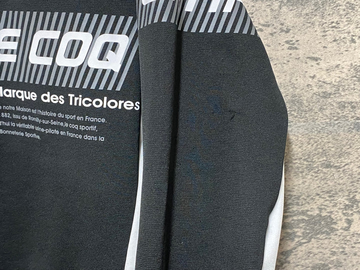 JP146 ルコックスポルティフ le coq sportif 長袖 サイクルジャージ 黒 M