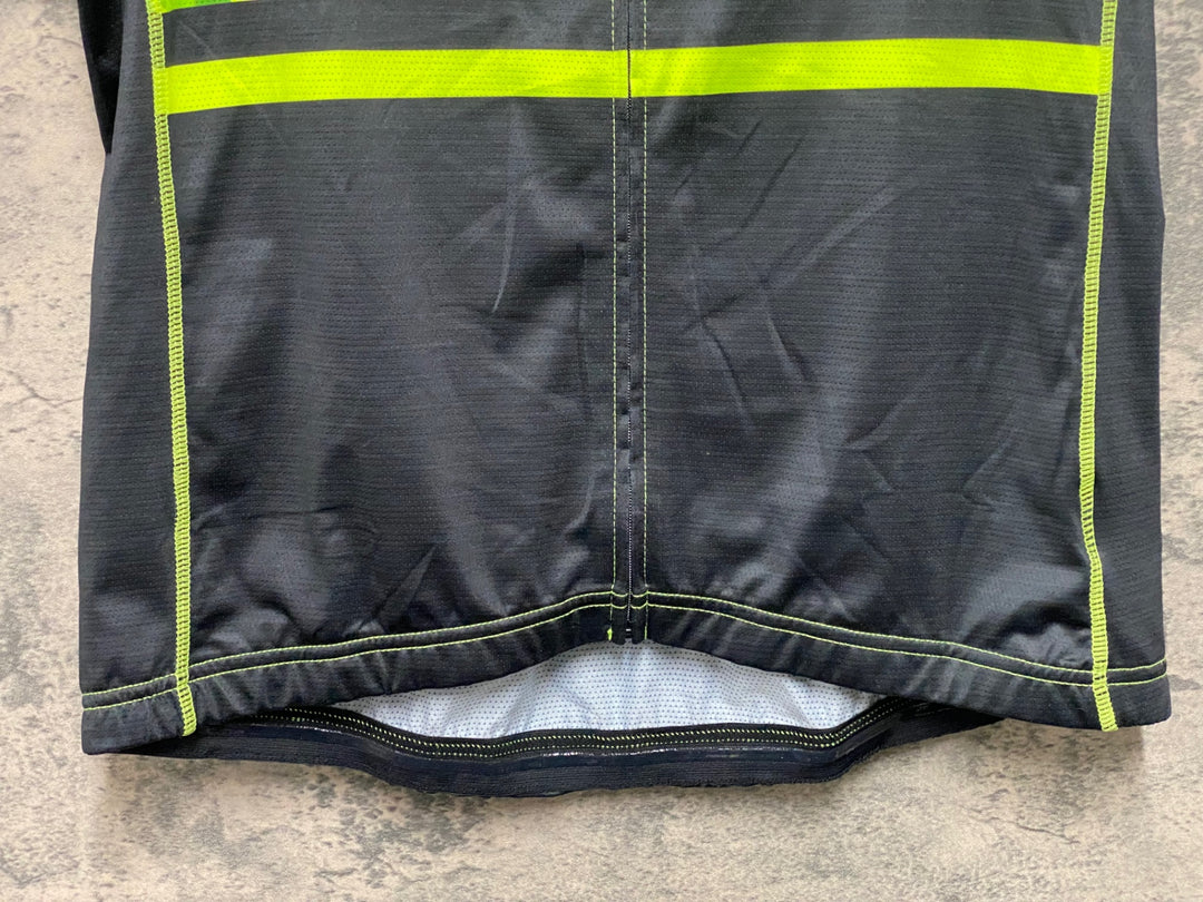 JM735 サイコロジー CYCOLOGY 半袖 サイクルジャージ 緑 黒 RELAXED FIT S