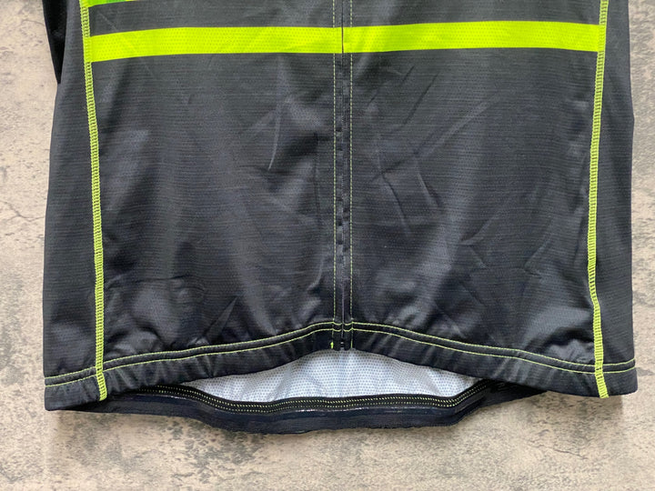 JM735 サイコロジー CYCOLOGY 半袖 サイクルジャージ 緑 黒 RELAXED FIT S