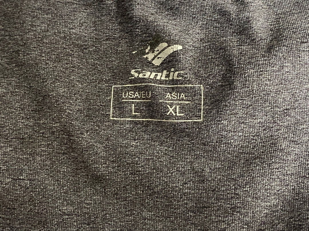 KI162 サンティック SANTIC 半袖 サイクルジャージ グレー L