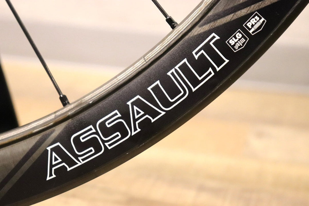 レイノルズ REYNOLDS アサルト ASSAULT SLG カーボン チューブレス ディスク ホイールセット シマノ 12/11S 【1 –  BICI AMORE ONLINE STORE