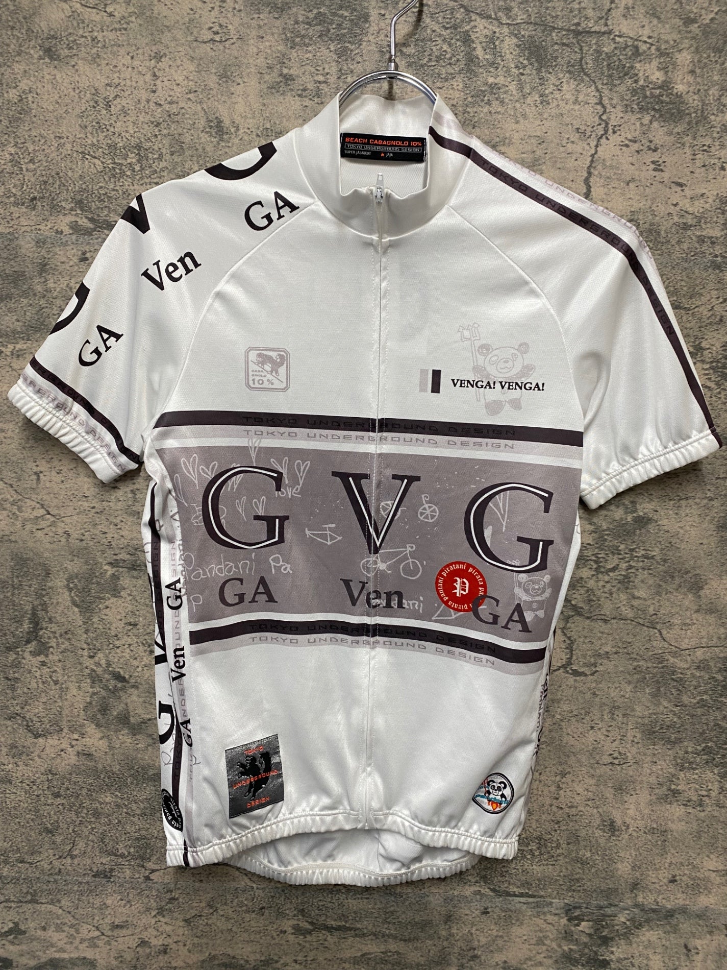 JT537 パンダーニ Pandani 半袖 サイクルジャージ 白 M – BICI AMORE