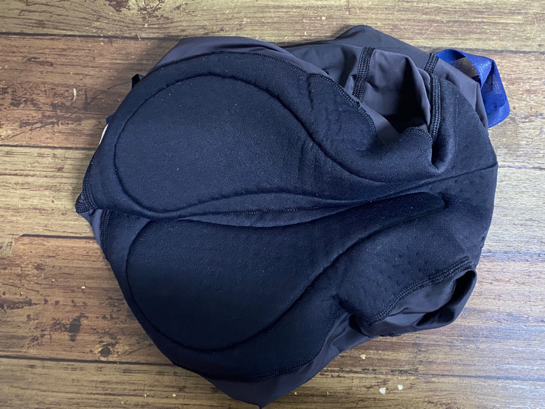 KF218 ラファ Rapha FLYWEIGHT BIB SHORTS REGULAR 黒 ネイビー M ※肩ひも破れのためジャンク
