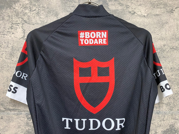 JM998 アソス assos TUDOR PRO TEAM REPLICA JERSEY 半袖 サイクルジャージ 黒 S ※タグカット