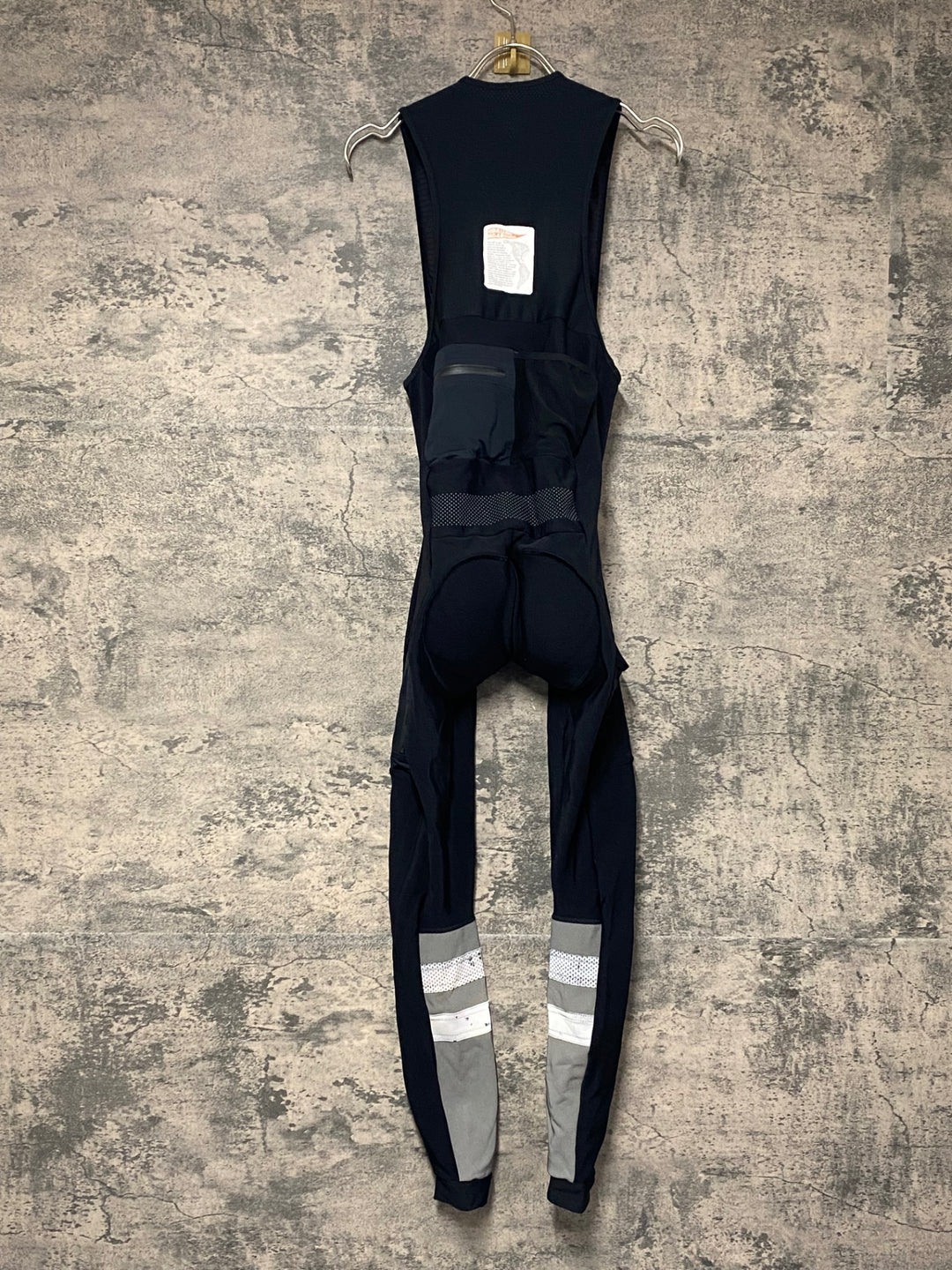 KG508 ラファ Rapha CARGO WINTER TIGHTS WITH PAD カーゴビブタイツ 黒 M 裏起毛 ※反射板劣化