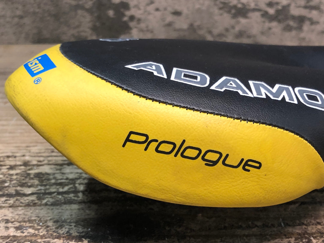 JN070 ism アダモ プロローグ ADAMO Prologue IRONMAN サドル 黒黄 スチールレール