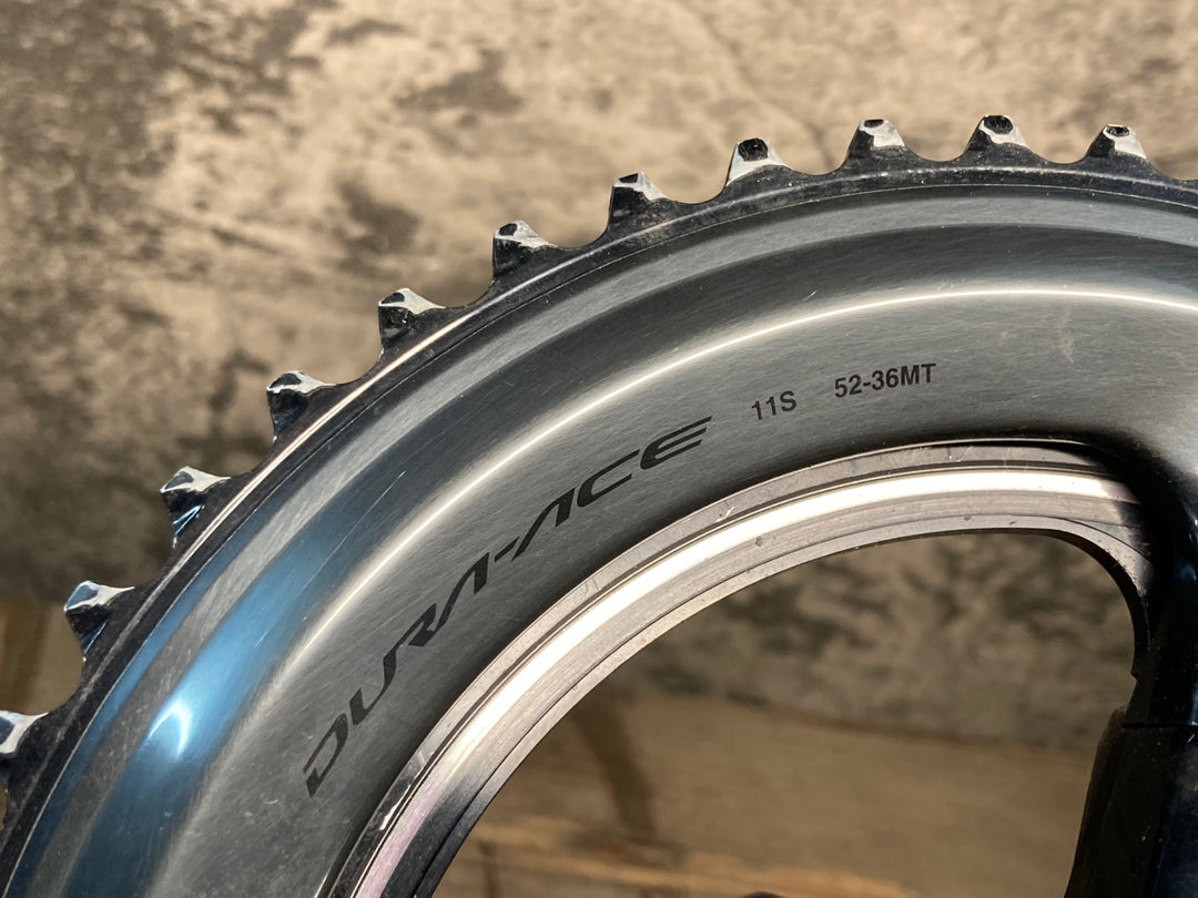 JH207 シマノ SHIMANO デュラエース DURA-ACE FC-R9100-P パワーメーター クランクセット 52/36T 165mm 接続確認済み リコール点検済み