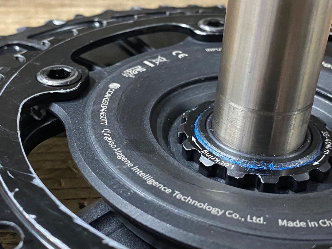 KI636 マージーン MAGENE PES-P515 パワーメーター クランクセット STONE チェーンリング 52/36T 165mm 12/11S対応