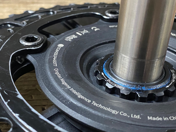 KI636 マージーン MAGENE PES-P515 パワーメーター クランクセット STONE チェーンリング 52/36T 165mm 12/11S対応