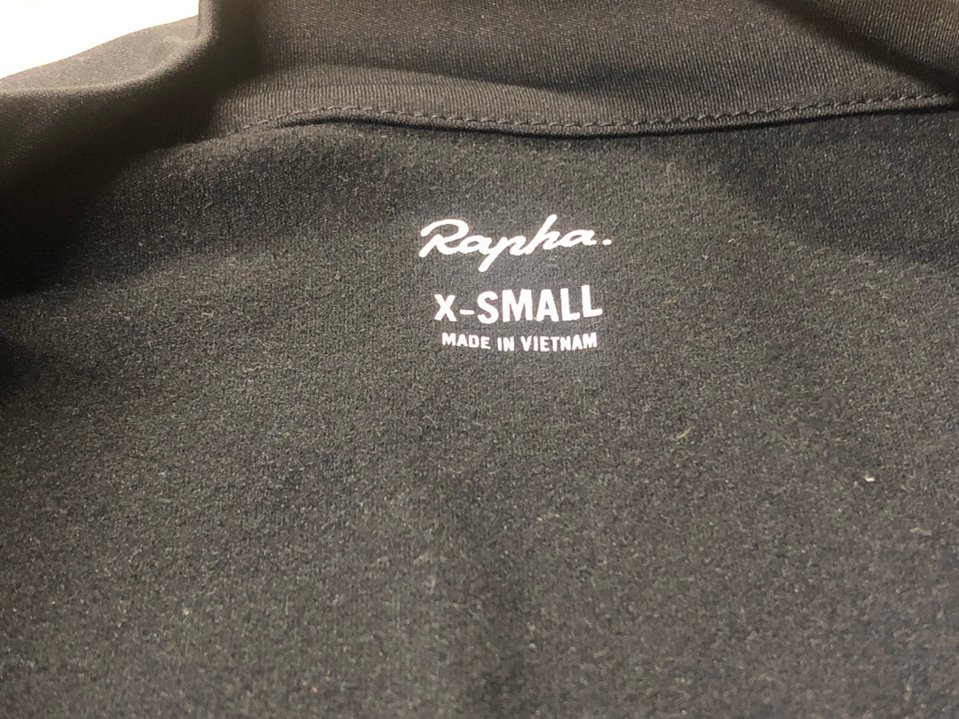 JJ779 ラファ Rapha MEN'S CORE THERMAL LONG SLEEVE JERSEY 長袖 サイクルジャージ 黒 XS 裏起毛