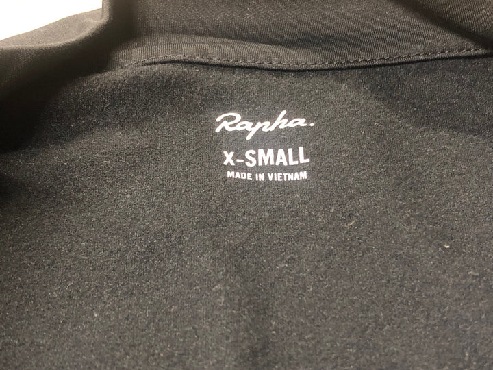 JJ779 ラファ Rapha MEN'S CORE THERMAL LONG SLEEVE JERSEY 長袖 サイクルジャージ 黒 XS 裏起毛