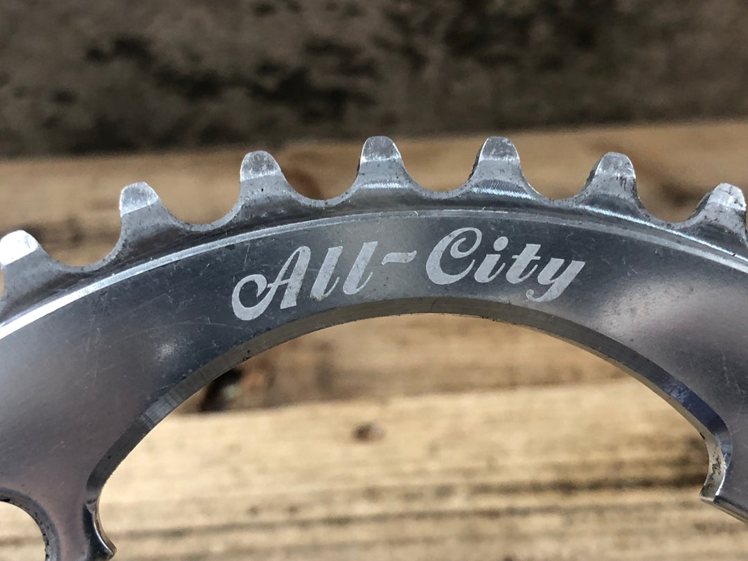 JS614 オールシティ ALLCITY 厚歯 チェーンリング 47T PCD144 銀