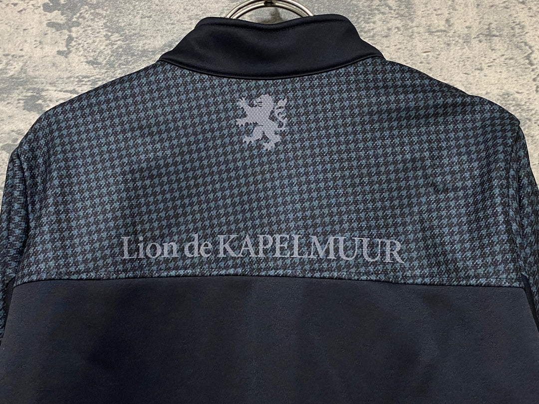 KB060 リオンドカペルミュール Lion de KAPELMUUR 長袖 サイクルジャケット 黒 L 裏起毛