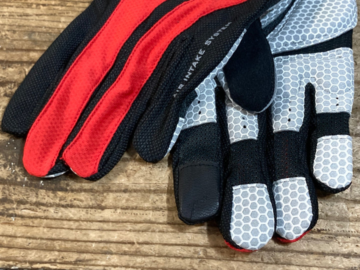KF823 イントロ intro 長指 グローブ 赤 黒 L