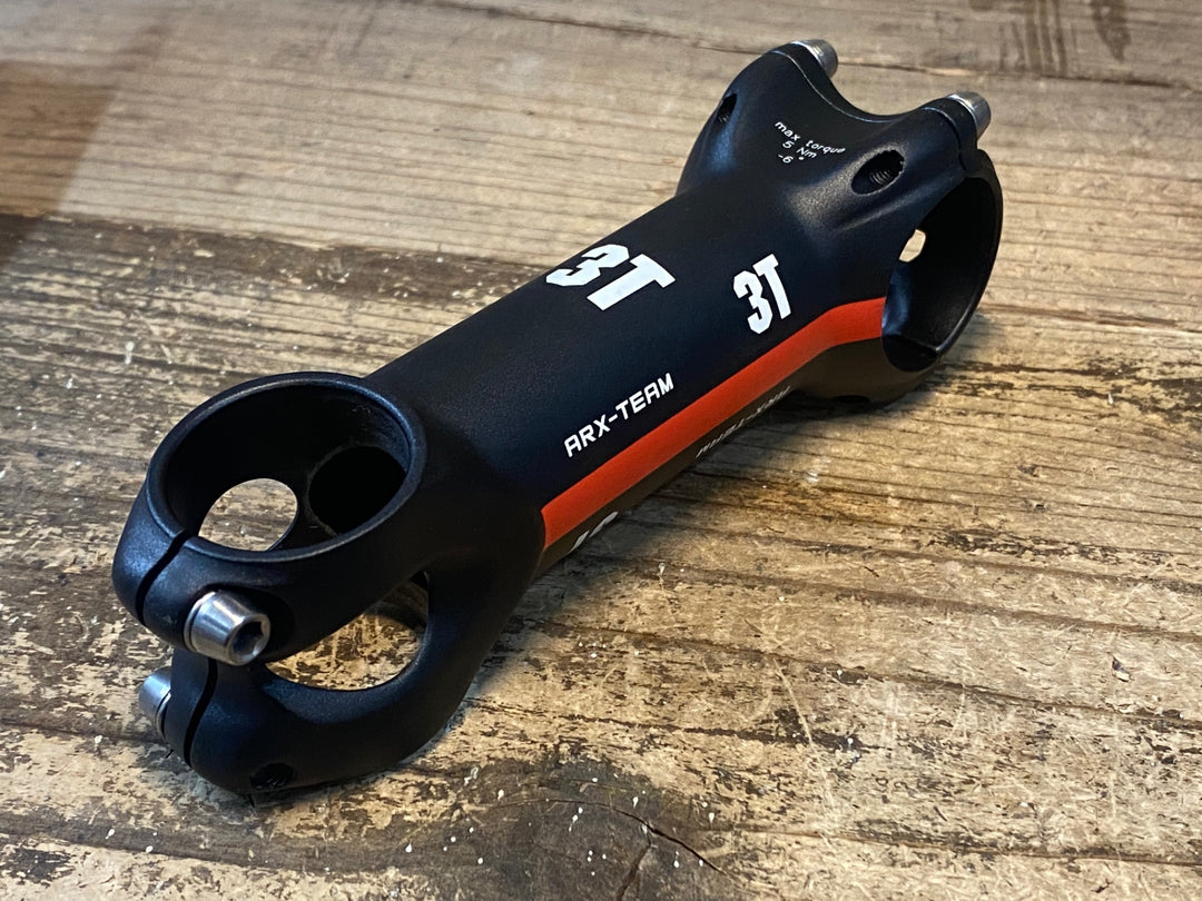 JL018 3T ARX-TEAM アルミ ステム 黒 赤 110mm Φ31.8 OS -6°