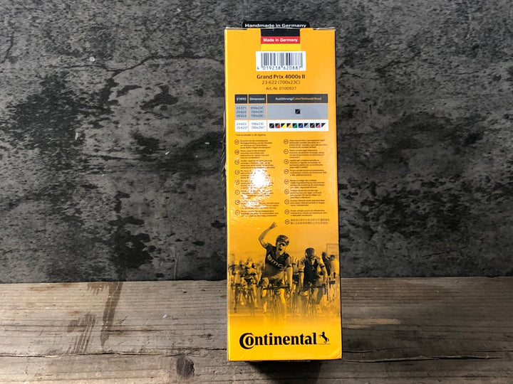 KB671 コンチネンタル Continental GP4000S Ⅱ クリンチャータイヤ 700x23C