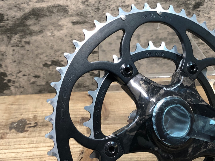 JR693 フルクラム FULCRUM RACING TORQ RS BLACK LABEL クランクセット 50/34T 172.5mm