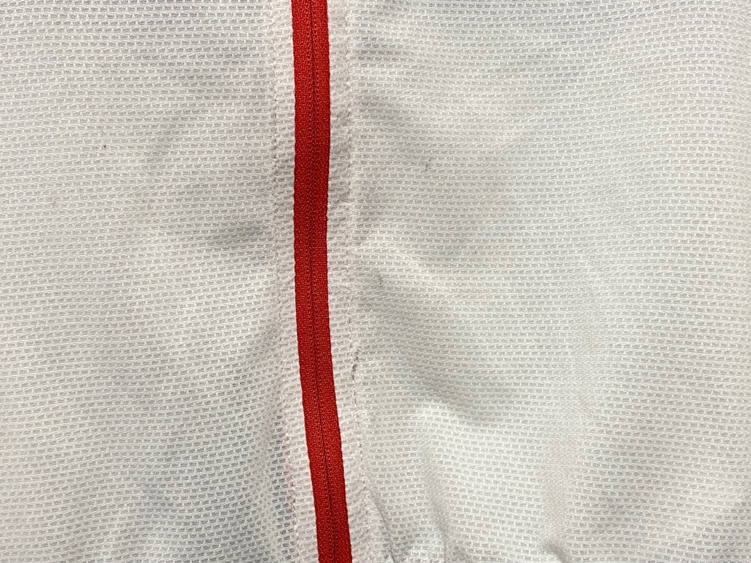 KJ965 カフェドシクリステ CAFE DU CYCLISTE 半袖 サイクルジャージ 白 XS ※穴あき