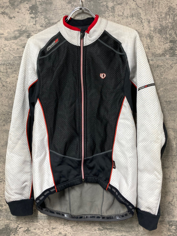 KG360 パールイズミ PEARL iZUMi 長袖 サイクルジャケット 黒 白 L 裏起毛